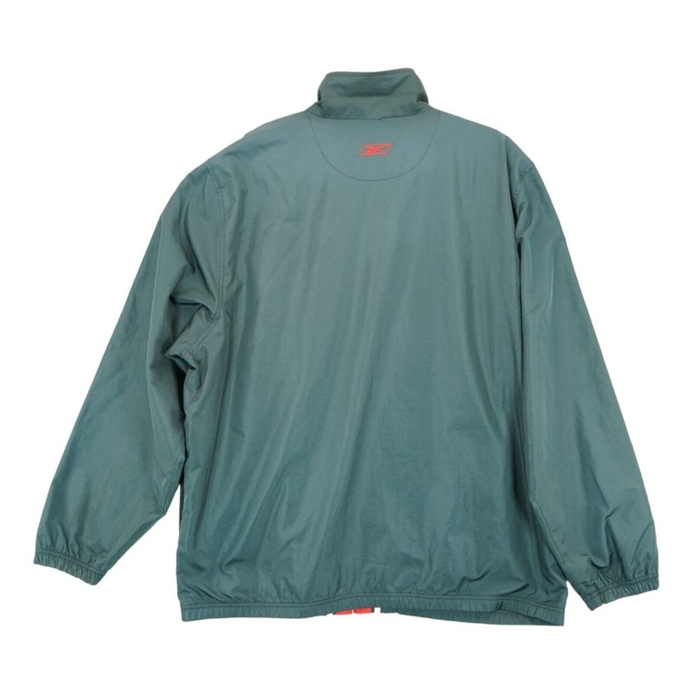 Vintage Reebok NFL Men’s Full Zip Windbreaker Jacket Size XL Gray & Red - Picture 3 of 8